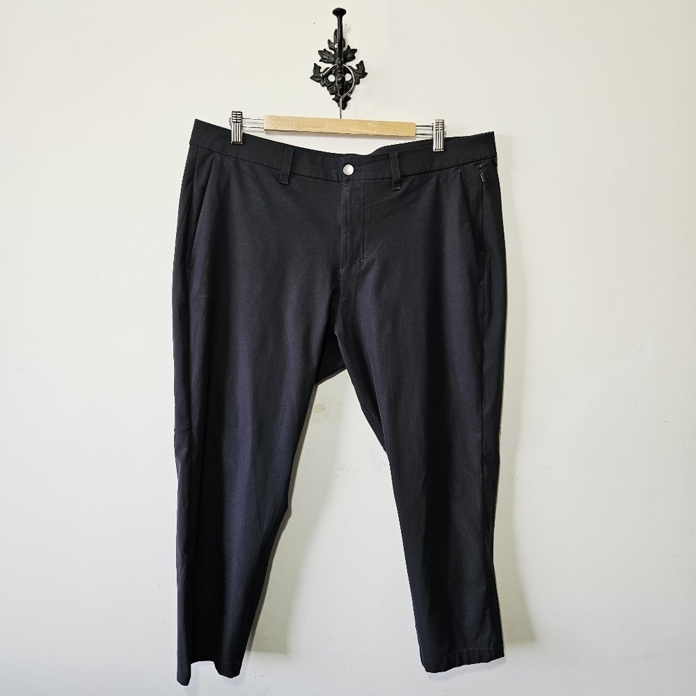 Lululemon Commission Pant Slim Size 38 Dark Grey **hemmed